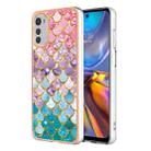 For Motorola Moto E32 4G / E32S Electroplating IMD TPU Phone Case(Colorful Scales) - 1