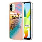 For Xiaomi Redmi A1 Electroplating IMD TPU Phone Case(Dream Butterfly) - 1