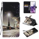 For Galaxy S20+ Painting Horizontal Flip Leather Case with Holder & Card Slot & Lanyard(Cityscape) - 1