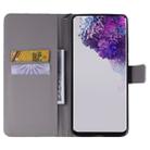 For Galaxy S20 Ultra Painting Horizontal Flip Leather Case with Holder & Card Slot & Lanyard(White Leopard) - 4