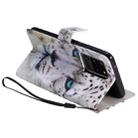For Galaxy S20 Ultra Painting Horizontal Flip Leather Case with Holder & Card Slot & Lanyard(White Leopard) - 5