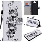 For Sony Xperia 20 Painting Horizontal Flip Leather Case with Holder & Card Slot & Lanyard(Skull Bone) - 1