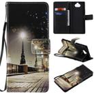 For Sony Xperia 20 Painting Horizontal Flip Leather Case with Holder & Card Slot & Lanyard(Cityscape) - 1