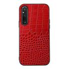 For Sony Xperia 1 V Crocodile Texture Genuine Leather Phone Case(Red) - 1