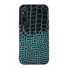 For Sony Xperia 1 V Crocodile Texture Genuine Leather Phone Case(Cyan) - 1