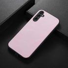 For Samsung Galaxy A24 4G Cowhide Texture PU Phone Case(Pink) - 2