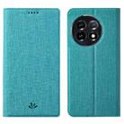 For One Plus 11 ViLi DMX Series Shockproof Magnetic Flip Leather Phone Case(Blue) - 1