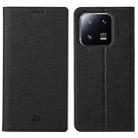 For Xiaomi 13 Pro ViLi DMX Series Shockproof Magnetic Flip Leather Phone Case(Black) - 1