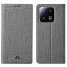 For Xiaomi 13 Pro ViLi DMX Series Shockproof Magnetic Flip Leather Phone Case(Grey) - 1