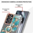 For Samsung Galaxy S25 Ultra 5G Flowers and Plants Series IMD TPU Phone Case with Ring Holder(Blue Rose) - 3