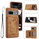 For Google Pixel 7 5G Dream Magnetic Back Cover Card Wallet Phone Case(Brown) - 1