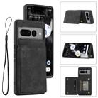 For Google Pixel 7 Pro 5G Dream Magnetic Back Cover Card Wallet Phone Case(Black) - 1