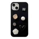 For iPhone 14 Pro Max Love Gem Degradable Phone Case(Black) - 1