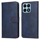 For Honor X8a Classic Calf Texture Flip Leather Phone Case(Blue) - 1