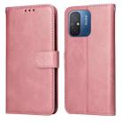 For Xiaomi Redmi 11A 4G/12C Classic Calf Texture Flip Leather Phone Case(Rose Gold) - 1