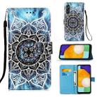 For Samsung Galaxy A54 5G Colored Drawing Pattern Plain Weave Leather Phone Case(Undersea Mandala) - 1