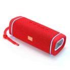 T&G TG375 Outdoor Portable LED Light RGB Wireless Bluetooth Speaker Subwoofer(Red) - 1
