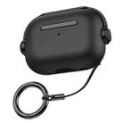 For AirPods Pro 2 Wireless Earphones TPU Protective Case(Black) - 1