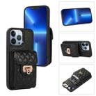 For iPhone 13 Pro Card Slot Leather Phone Case(Black) - 1