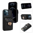 For iPhone 12 / 12 Pro Card Slot Leather Phone Case(Black) - 1