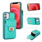 For iPhone 11 Pro Card Slot Leather Phone Case(Mint Green) - 1