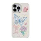 For iPhone 14 Ins Style Lovely Pattern Degradable Phone Case(Butterfly) - 1