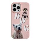 For iPhone 14 Pro Ins Style Lovely Pattern Degradable Phone Case(Dogs) - 1