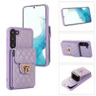 For Samsung Galaxy S23 5G Card Slot Leather Phone Case(Purple) - 1