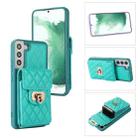 For Samsung Galaxy S22+ 5G Card Slot Leather Phone Case(Mint Green) - 1