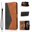 For Sony Xperia 5 II Dual-color Stitching Leather Phone Case(Black Brown) - 1