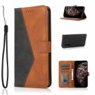 For Sony Xperia 5 III Dual-color Stitching Leather Phone Case(Black Brown) - 1