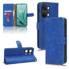 For OnePlus Ace 2V Skin Feel Magnetic Flip Leather Phone Case(Blue) - 1