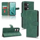 For OnePlus Ace 2V Skin Feel Magnetic Flip Leather Phone Case(Green) - 1