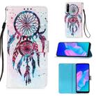 For Huawei P40 Lite E / Y7P 3D Painting Horizontal Flip Leather Case with Holder & Card Slot & Lanyard(Colorful Wind Chimes) - 1