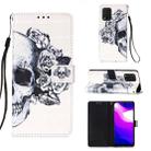 For Xiaomi Mi 10 Lite 5G 3D Painting Horizontal Flip Leather Case with Holder & Card Slot & Lanyard(Skull) - 1