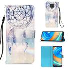 For Xiaomi Redmi Note 9S 3D Painting Horizontal Flip Leather Case with Holder & Card Slot & Lanyard(Fantasy Wind Chimes) - 1