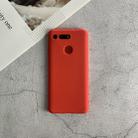 For Huawei Honor V20 Shockproof Frosted TPU Protective Case(Red) - 1