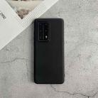 For Huawei P40  Pro+ Shockproof Frosted TPU Protective Case(Black) - 1