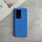 For Huawei P40  Pro+ Shockproof Frosted TPU Protective Case(Light Blue) - 1