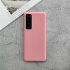 For Huawei Nova 7 Pro Shockproof Frosted TPU Protective Case(Pink) - 1