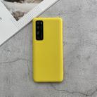 For Huawei Nova 7 Pro Shockproof Frosted TPU Protective Case(Yellow) - 1