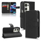 For OPPO Find N2 Lambskin Leather Phone Case(Black) - 1