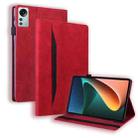 For Xiaomi Pad 5 Pro 12.4 inch Business Shockproof Horizontal Flip Leather Tablet Case(Red) - 1