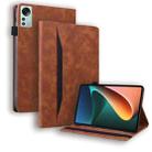 For Xiaomi Pad 5 Pro 12.4 inch Business Shockproof Horizontal Flip Leather Tablet Case(Brown) - 1