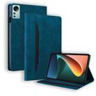 For Xiaomi Pad 5 Pro 12.4 inch Business Shockproof Horizontal Flip Leather Tablet Case(Blue) - 1