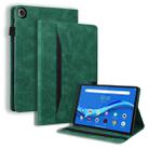 For Lenovo Tab M10 Plus 10.6 3rd Gen 2022 Business Shockproof Horizontal Flip Leather Tablet Case(Green) - 1