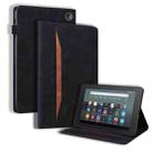 For Amazon Kindle Fire 7 2022 Business Shockproof Horizontal Flip Leather Tablet Case with Wake-up Function(Black) - 1