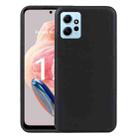 For Redmi Note 12 4G Global TPU Phone Case(Black) - 1