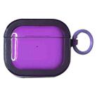 For AirPods 3 2 in 1 Jelly TPU Earphone Protective Case(Purple) - 1