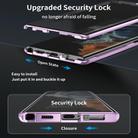 For Samsung Galaxy S24 5G HD Full Cover Magsafe Magnetic Metal Tempered Glass Phone Case(Silver) - 3